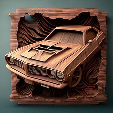 3D model Plymouth Barracuda (STL)